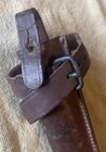 M  1912 Us Cavalry  Picket Pin     Hammer  Leather Saddle Scabbard  W o  1 Strap