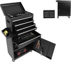 Rolling Tool Chest Organization Box Storage Cabinet With 5 Drawers For Garage