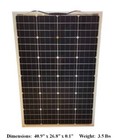 Windynation 100 Watt 12v Flexible Solar Panel With Monocrystalline Solar Cells 