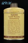 Antique E r  Squibb Tooth Powder Tin Complete W full Contents  Still Capped