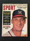 Warren Spahn Autographed May 1964 Sport Magazine-psa dna Coa-milwaukee Braves
