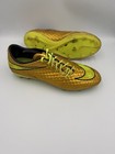 Nike Hypervenom Phantom Neymar Limited Edition I Fg Gold Football Soccer Cleats 