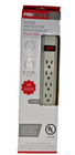 Protouch 8 Outlet Surge Protector Power Strip 90 Joules 1 75ft Cord Ul Listed