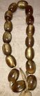 Antique Swirl Butterscotch-amber-coffee Bakelite Faturan Islam Prayer Beads 220g