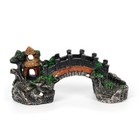 Aquarium Ornament Photography Prop Decoration Fish Tank Bridge Landscape Tree