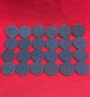 Vintage Lot Wwii Blue Opa 1 Point Ration Tokens 1944  all 24  Complete Ww2 Set