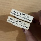 X-acto 616 Blades 100 Bulk-pak Lot Of 2 Boxes  200 Blades  Vintage Nos