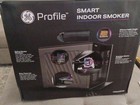 Ge Profile Indoor Pellet 2 1 Cubic Foot Wifi Black Smart Electric Smoker- New