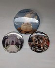 Enesco Precious Moments  Lucy Vintage Lot - Buttons And Pins - Rare Member Pins