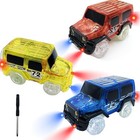 Tracks Cars Replacement With Led Light Glow Car Toys  Glow In The Dark  Race    