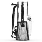 Clear Stadium Approved Backpack 15 x11 x5  Small Transparent Bag For Any Events