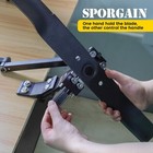 Lawn Mower Blade Sharpener 15  -45   Adjustable Frame-suit For Right   Left Blades