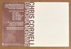 Chris Cornell  of Soundgarden  Euphoria Morning Rare Promo Postcard 1999