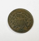 1864 2 Cent Piece 1st Year Issue Civil War Coin