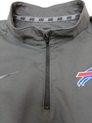 Nike Pullover Womens Size Xs Buffalo Bills 1 4 Zip W zipper Pockets Gray black