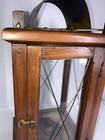 Antique Barn Lantern Wood Brass Wood Candleholder Please Read