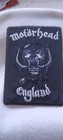 Motorhead England Logo 3 5 X 2 5  Inch Iron On Patch