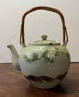 Antique Japanese Meiji Period Seto Celadon Teapot  C  1890