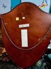 The Bombay Company Hepplewhite Shield Wall Mirror Antique Brown Silver 29x26 