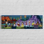 Polynesian Village Resort 36x12 Walt Disney World Shag Inspired Poster Art