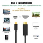 Usb C To Hdmi Cable Adapter   usb 3 1 Type C To Hdmi 6 6ft 4k Thunderbolt 3 Hdt   