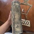 Vintage Holy Scripture Hebrew And English Torah With Stand Sinai Tel Aviv Israel
