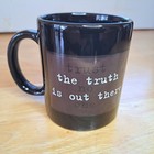 X-files  Heat Reactive  Coffee Mug  The Truth Is Out There   Trust No One  Black