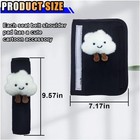 Fluffy Cloud Car Seat Belt Pads Cushioned Shoulder Strap Cover For Kids And