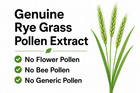 Genuine Rye Grass Pollen Extract 750mg  Cernilton  60 Capsules Superior Quality