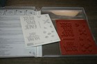 New Stampin Up Retired Photopolymer Best Day Ever Flowers Hearts  -eeee - 