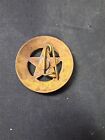 Vintage Texas U s  Marshal Gold Toned Metal Badge 