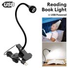 Usb Reading Light Flexible Led Lamp Laptop Computer Clip On Bed Desk Table New