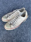 Made In Usa 90s Converse Size 13 White cream Low Tops Vintage