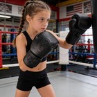 Kids Boxing Gloves For Boys   Girls  Youth Training Sparring Gloves 4oz Black