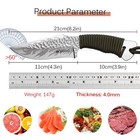 10pcs High Quality Stainless Steel Utility Fruit Fish Barbecue Kitchen Knives