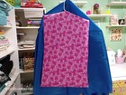 Clothespin Bag Pink Flower Print Laundry Handmade