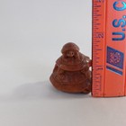 Vintage Japanese Boxwood Netsuke Stacked Turtles Signed Carved Collectible