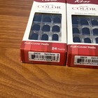 Kiss Short Salon Color Matte Black 24 Glue Nails    dark Horse    Dgc03  lot Of 8