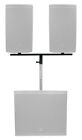 Rockville Dp Mount For  2  8  10  Or 12  Pa Speaker Cabinets To One Stand   Pole