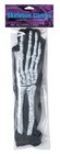 Skeleton Gloves With Arm Bones Halloween Scary Adult Size