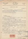 Iraq Old Rare Consular Revenue 2x 10 Tied On Document 1952