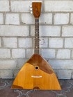 Balalaika Prima 3 Strings Vintage Original Soviet Era Folk Instrument Ukraine 