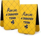 Golf Scorecard   Yardage Book Holder Cover Quality Leather White