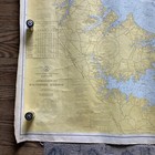 Vtg Noaa Nautical Sounding Chart Baltimore Harbor Approaches Boat Map Wall Art