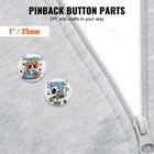 Vevor 1  25mm Button Badge Parts Supplies For Button Maker Machine 500 Sets