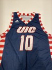 Game Worn Used Jersey Uic Flames Illinois Chicago Mens Large  10 Ejim