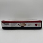 Cuisine Company Enameled Cast Iron Pie Pan 10 25 Inch Red Cream Baking Dish New