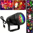 Snowflake Christmas Night Projector Light 16 Patterns Waterproof Rotating
