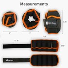Body Sport Adjustable Ankle Weights For Men   Women  1 Lb -5 Lb   Customizable