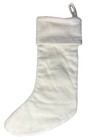 Crate   Barrel Arctic Friend Fox Christmas Stocking By Joan Anderson 21 wx8 h